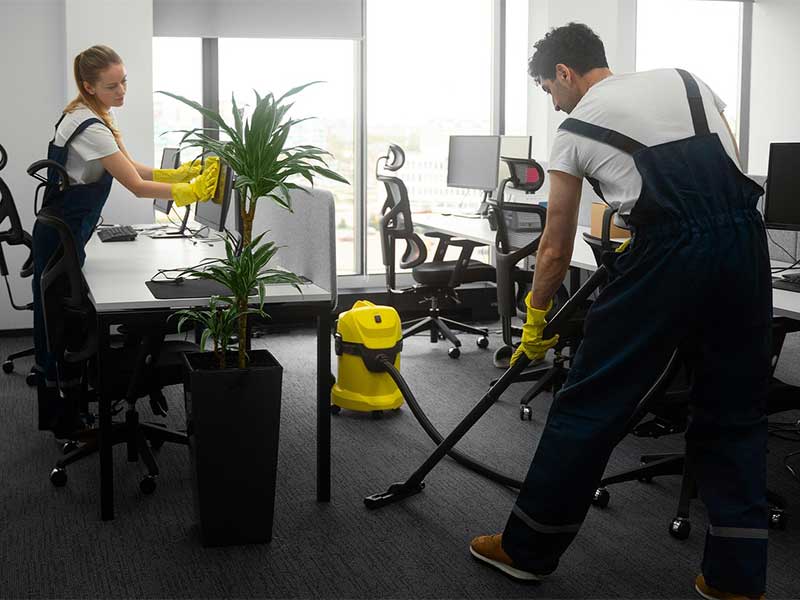 Professionelle Reinigung von Büro und Praxis